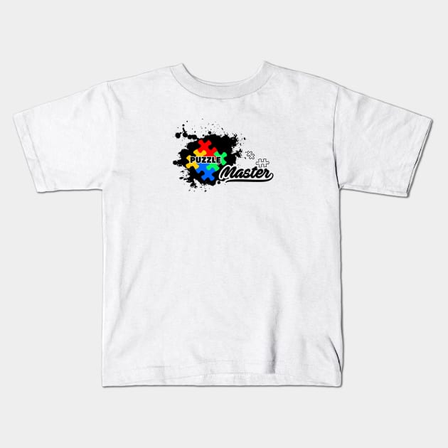 Puzzle master Kids T-Shirt by artsytee